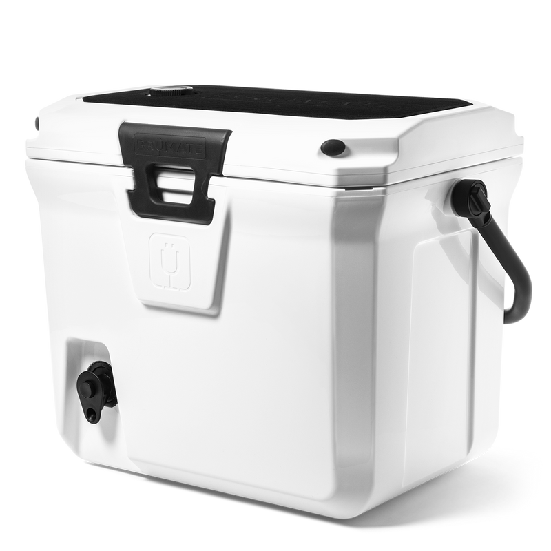 Br Tank 20-Quart Easy-Carry Cooler | Ice White - Tailgate Day Trip Haul