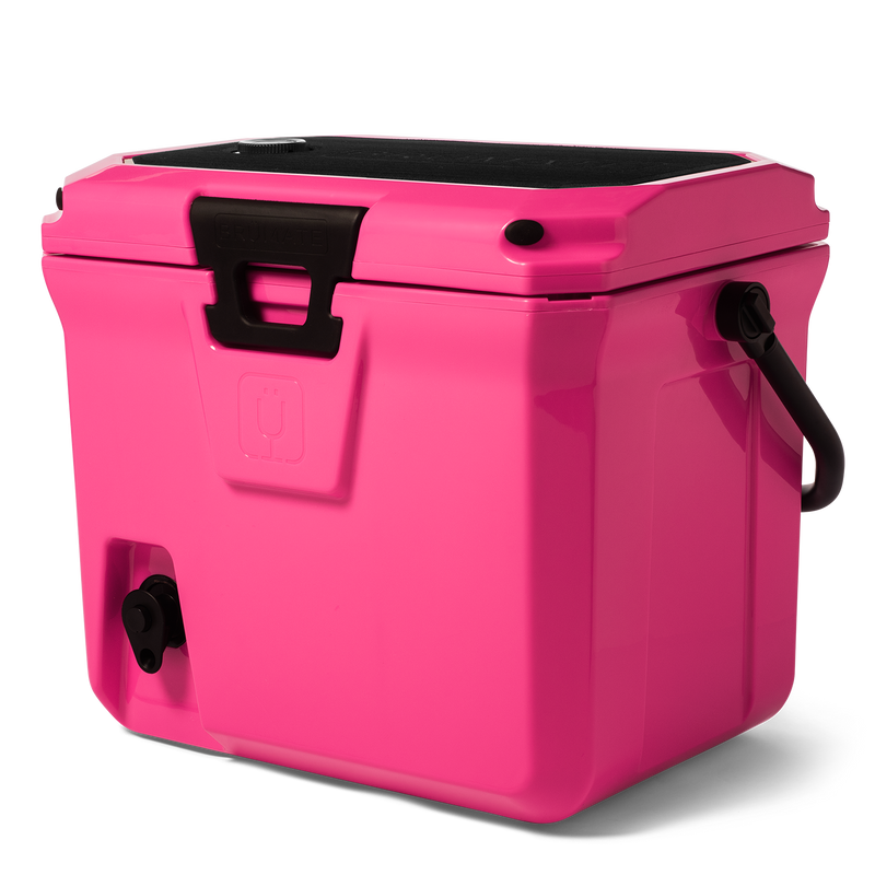 Br Tank 20-Quart Easy-Carry Cooler | Neon Pink - Easy Day Trip Chill