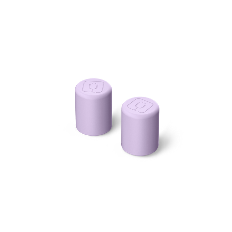 Magnetic Straw Cover | Lavender | 2-Pack - Ready Bottle Fit