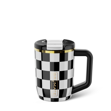 Muv 15oz | Black & White Checker - Daily Ready