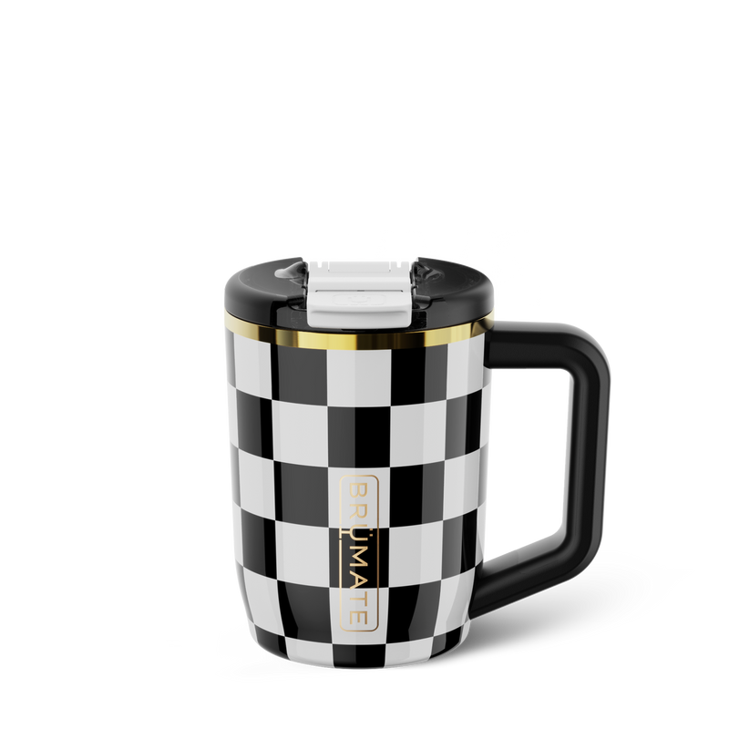Muv 15oz | Black & White Checker - Daily Ready
