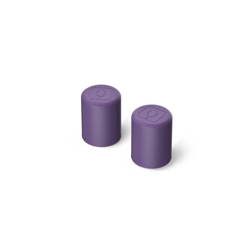 Magnetic Straw Cover | Dark Aura | 2-Pack - Travel Straw Use