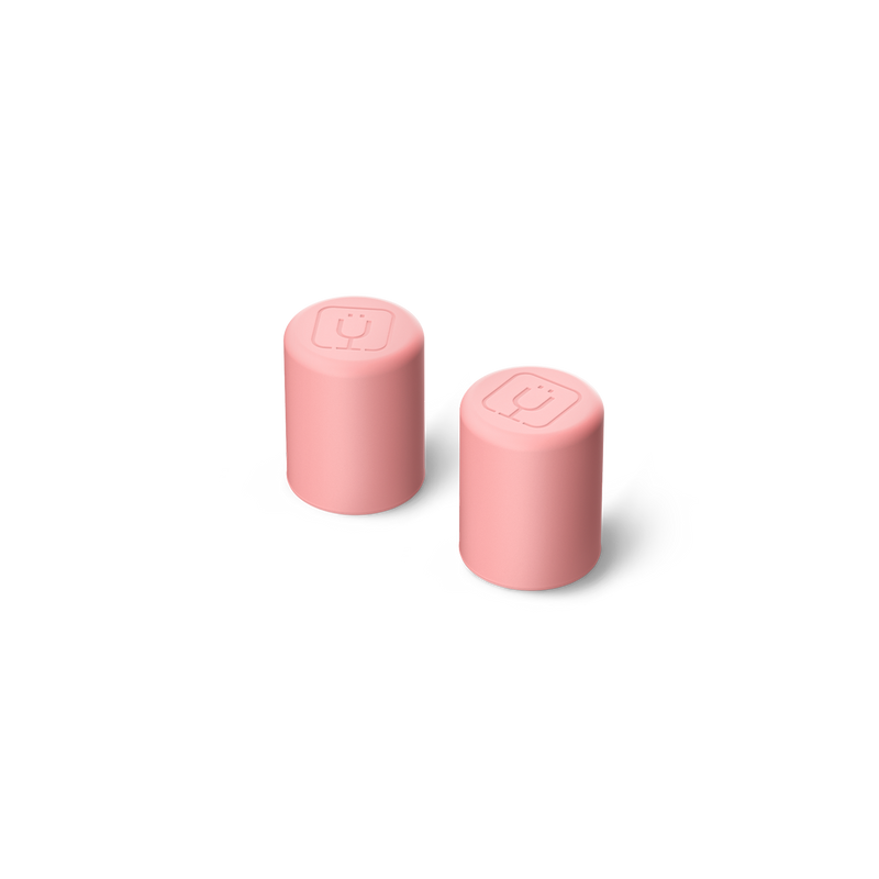 Magnetic Straw Cover | Guava | 2-Pack - Lite Storage Fit