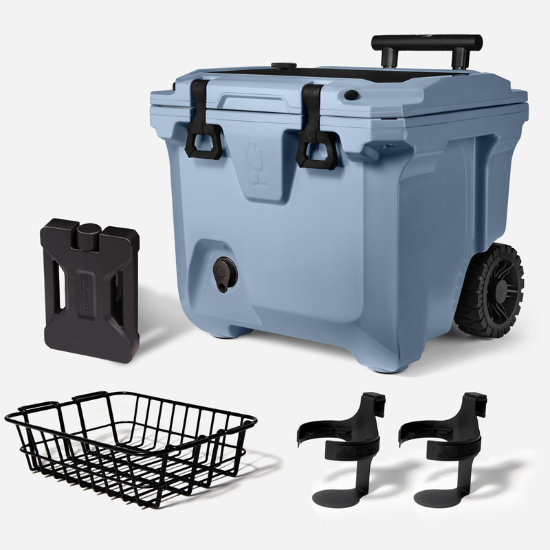 Br Tank 35-Quart Ultimate Day Trip Cooler Bundle | Denim - Daily Set