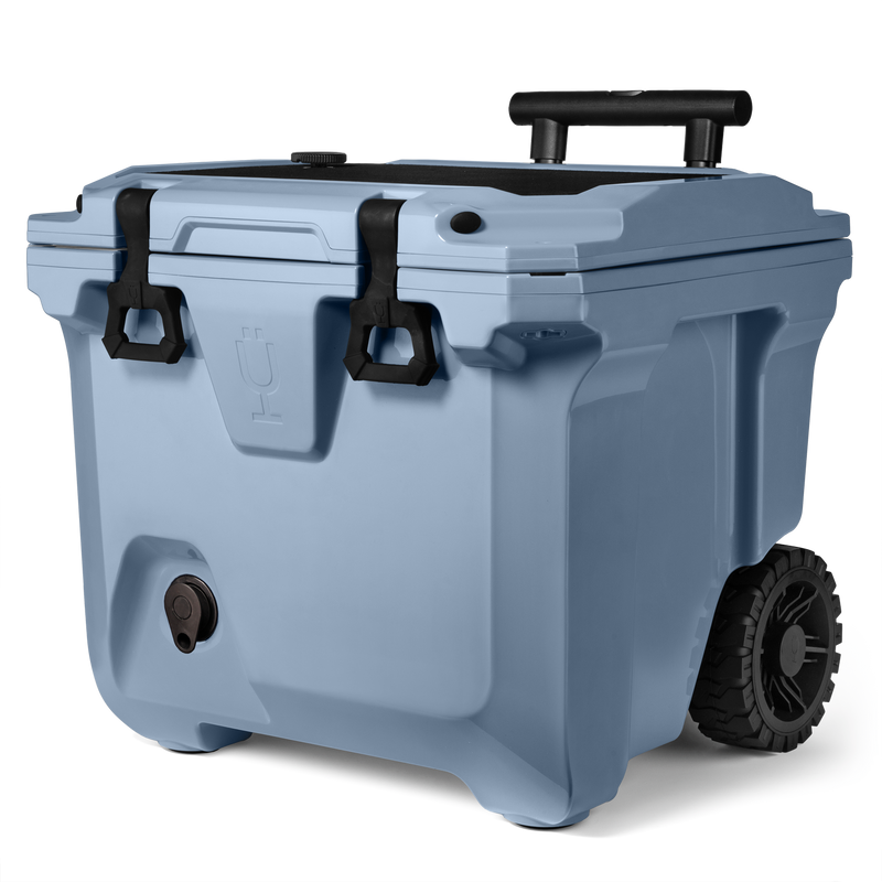 Br Tank 35-Quart Rolling Cooler | Denim - Outdoor Picnic Carry