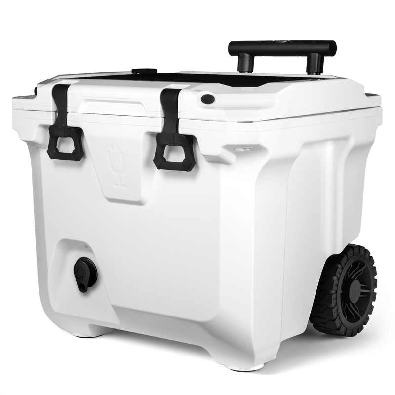Br Tank 35-Quart Rolling Cooler | Ice White - Classic Outdoor Haul