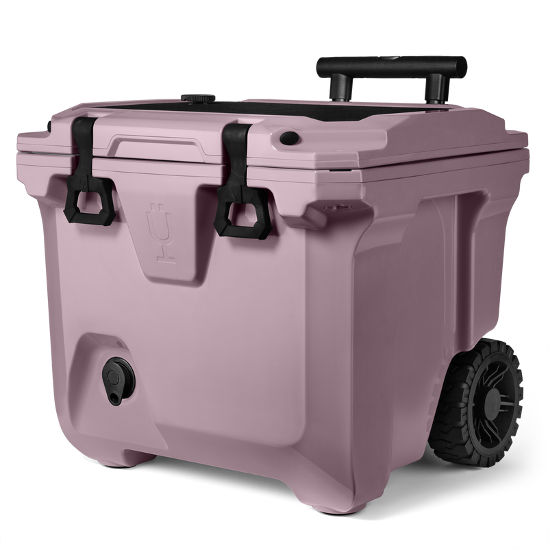Br Tank 35-Quart Rolling Cooler | Lilac Dusk - Quick Tailgate Setup