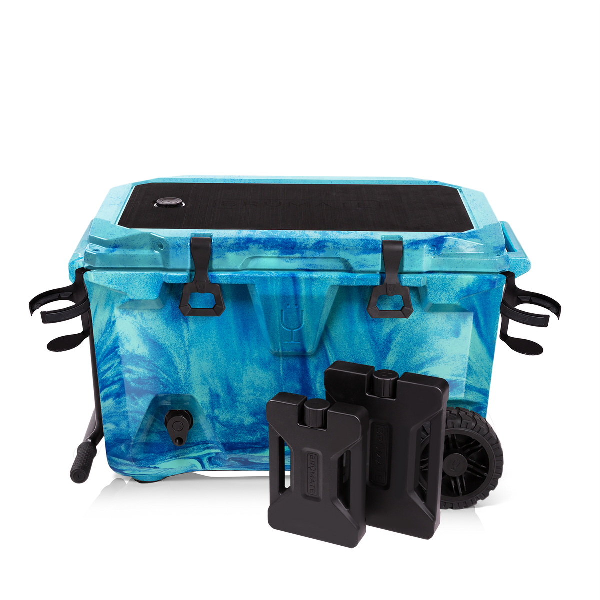 Br Tank 55-Quart Double Drink Holder Cooler Bundle