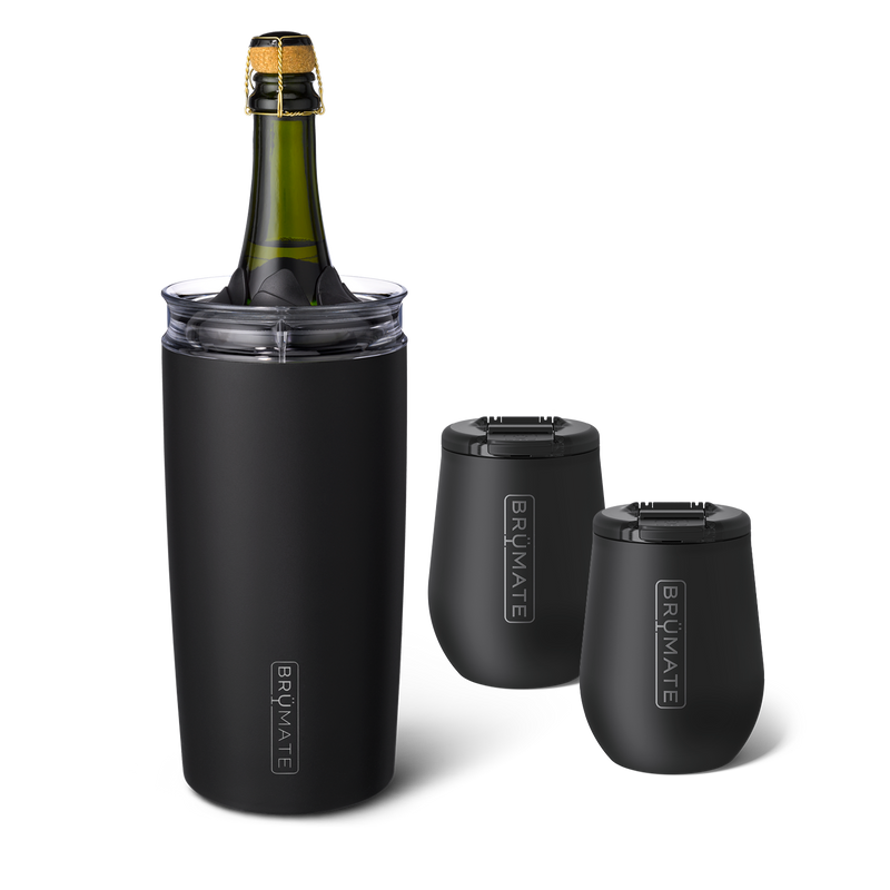 Bottle Chiller Bundle | Matte Black | 49/14oz - Travel Daily Carry
