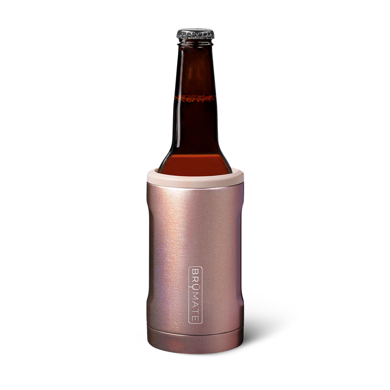Hopsulator Bott'l | Glitter Rose Gold | 12oz Bottles - Fresh Beach Sip