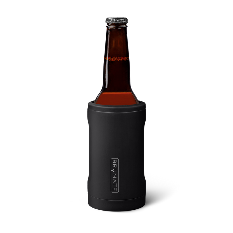 Hopsulator Bott'l | Matte Black | 12oz Bottles - Easy Tailgate Carry