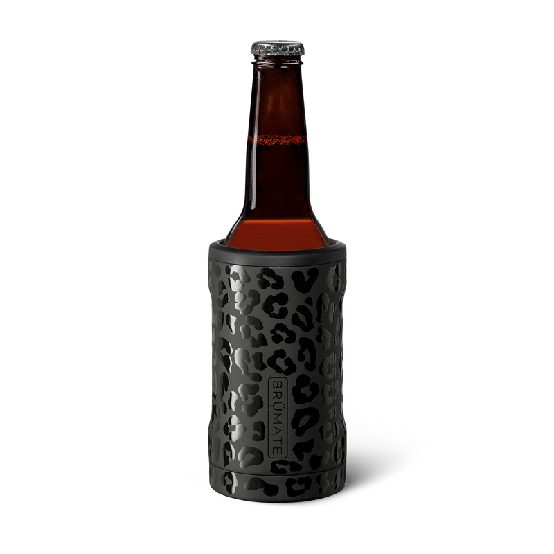 Hopsulator Bott'l | Onyx Leopard | 12oz Bottles - Classic Beach Grip