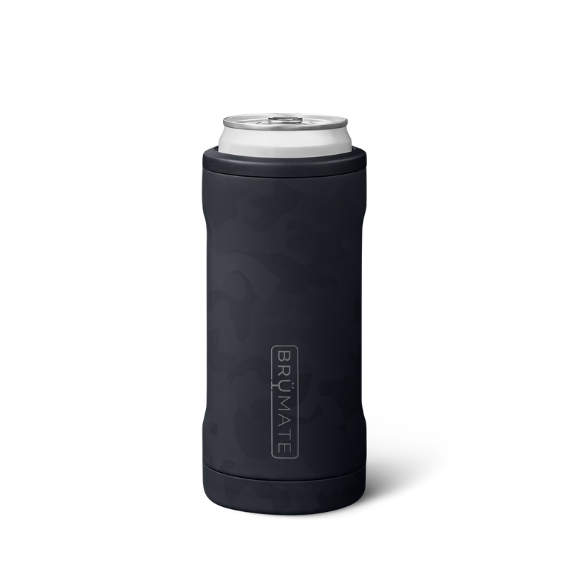 Hopsulator Slim | Midnight Camo | 12oz Slim Cans - Beach Picnic Grip